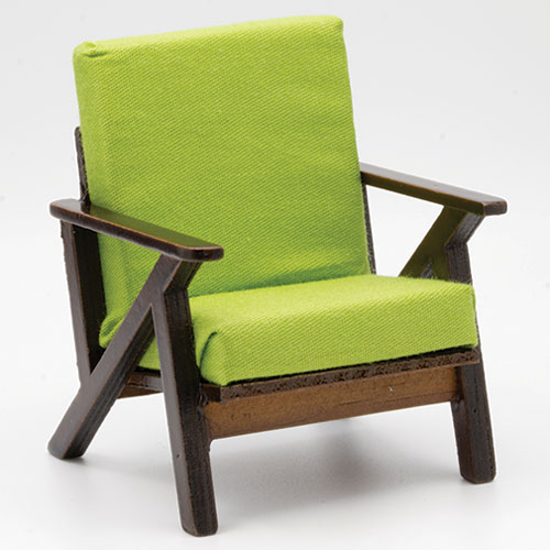 CLA12048 - Walnut Chair, Green